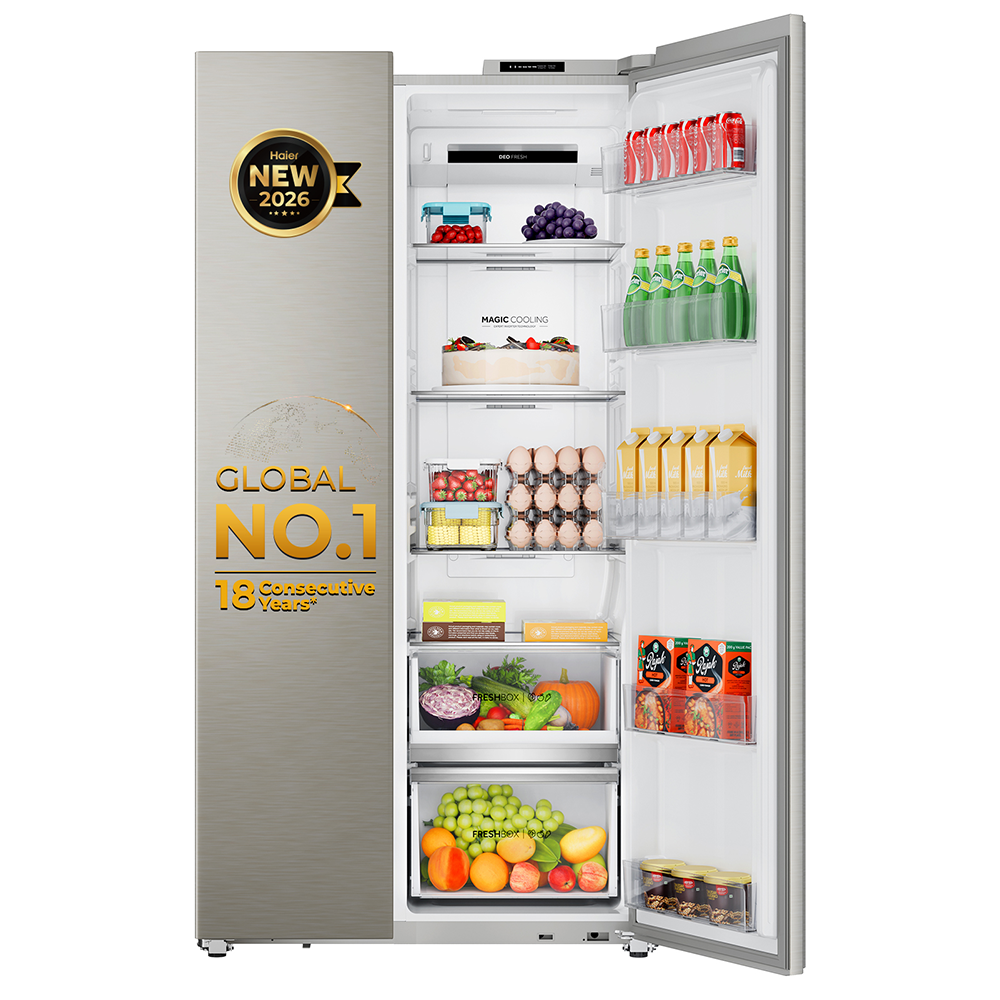 Haier 540L Side by Side Refrigerator